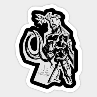 Mother of Nature (Black) Sticker